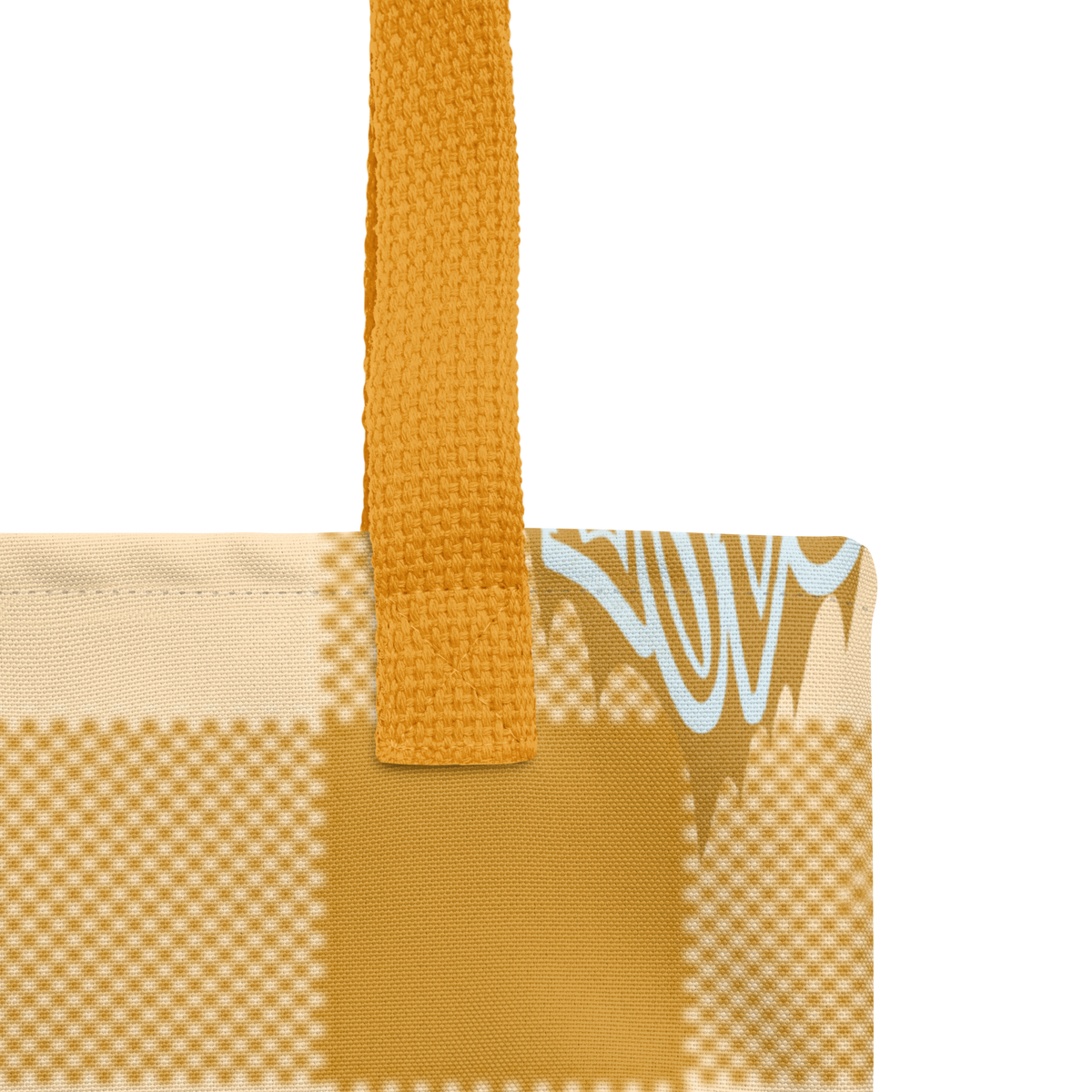 WU Print Heart Tote Bag