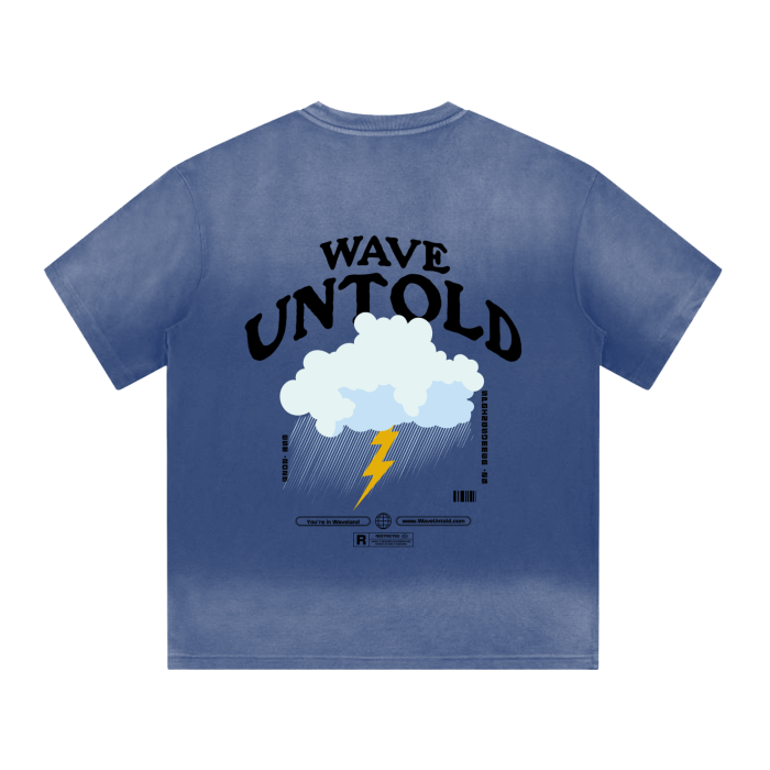 Acid Washed Thunderstorm Logo T-Shirt