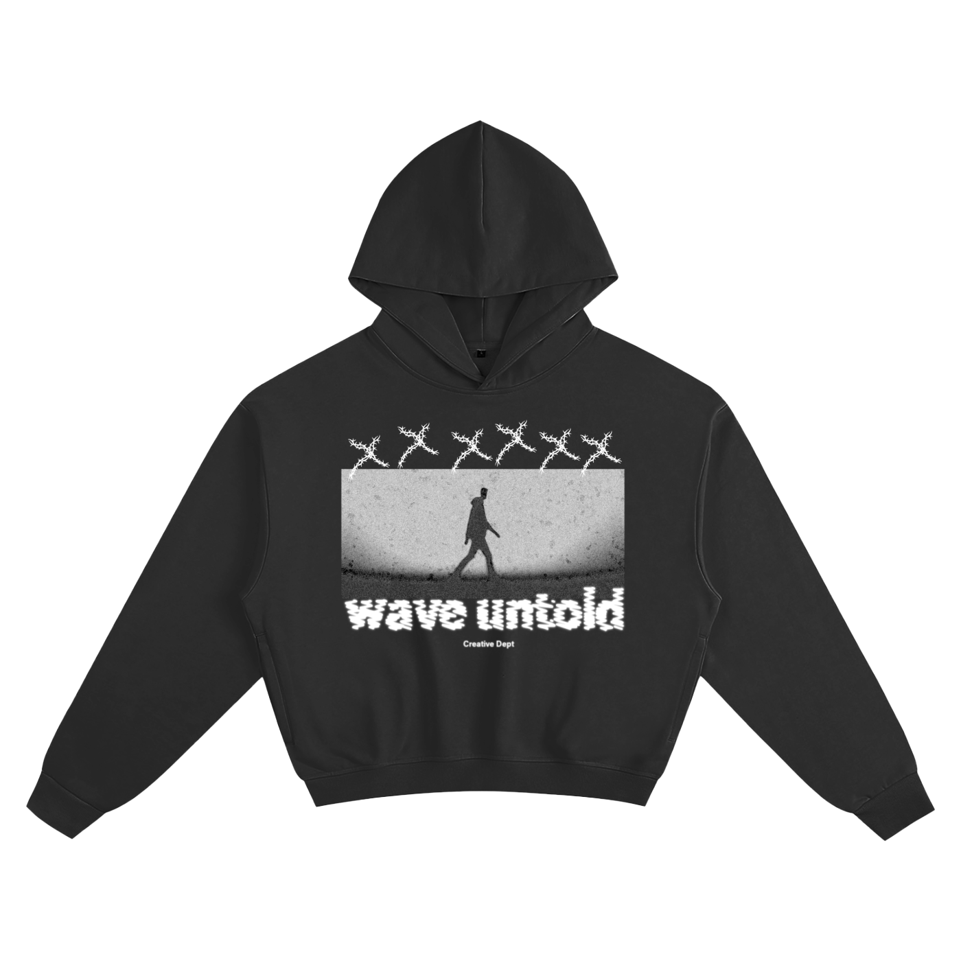 Wave Wanderer Boxy Hoodie