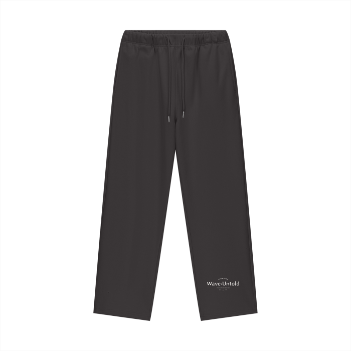 Fleece Lined Straight Leg Pants - 460 GSM