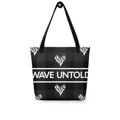 WU Print Heart Tote Bag