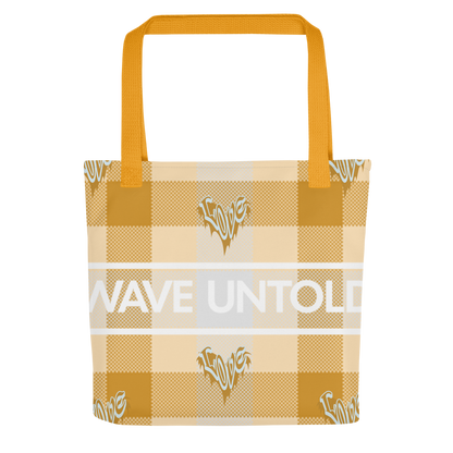 WU Print Heart Tote Bag