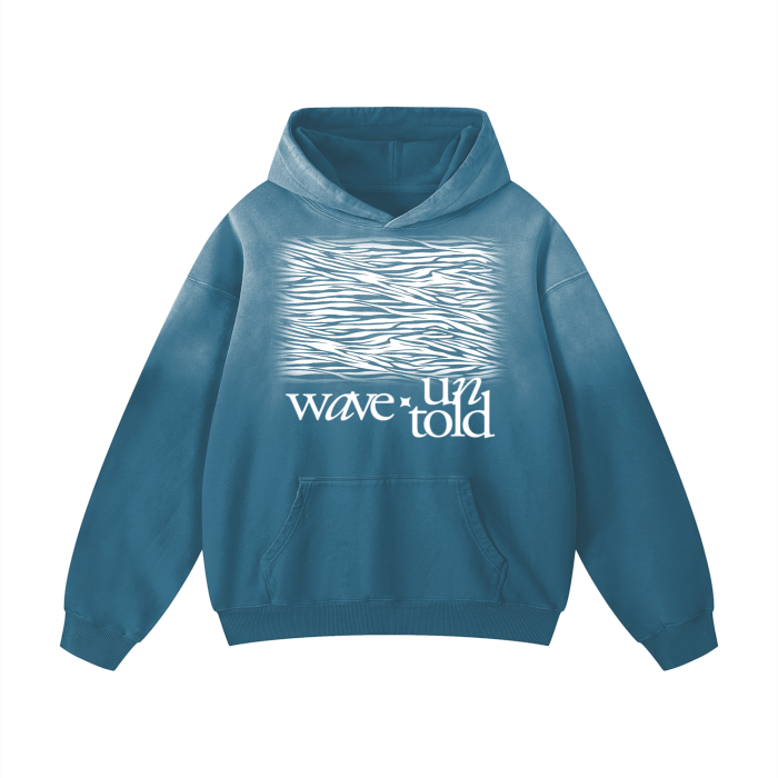 Heavyweight Pure Cotton Handcrafted Monkey Wash Drop Shoulder Oversized Hoodie
